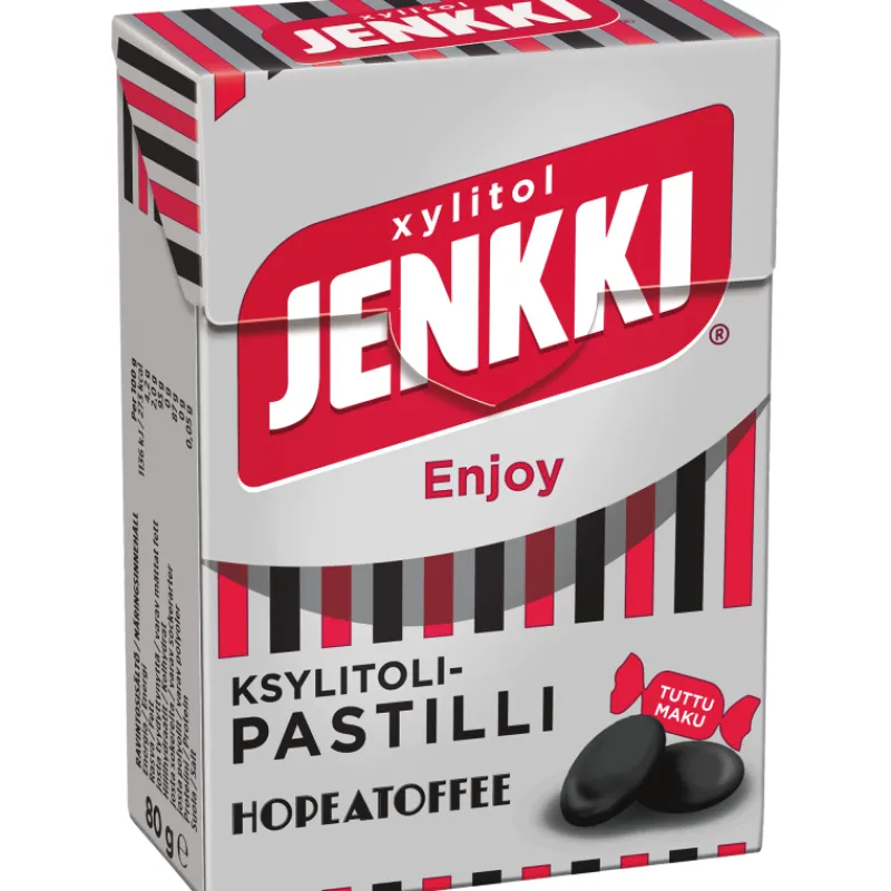 ksylitolipastilli-jenkki-enjoy-xvCOJoDL-0.webp Jenkki Enjoy Purukumit^Ksylitolipastilli 80 G Hopeatoffee
