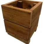 Patio Terassit Pihan Rakennusmateriaalit-Kukkalaatikko 29 X 29 X 37 Cm Ruskea