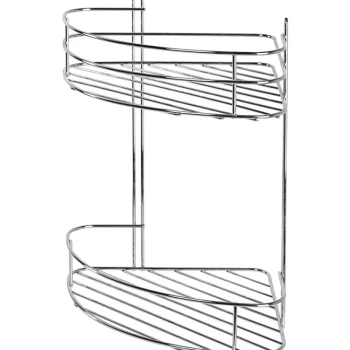 Iisi Ripustus-Kulmahylly Suihkuun 2 Hyllyä