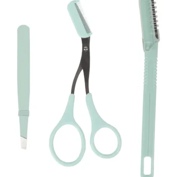 Miny Meikkaustarvikkeet^Kulmakarvojen Hoitosetti Vaaleanvihreä