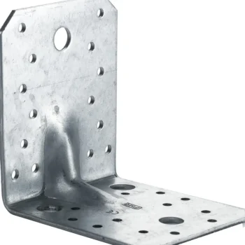 Mitek Rakennuskulmat Ja -kiinnikkeet-Kulmalevy 105 X 105 X 90 X 3 Mm Vahvistettu