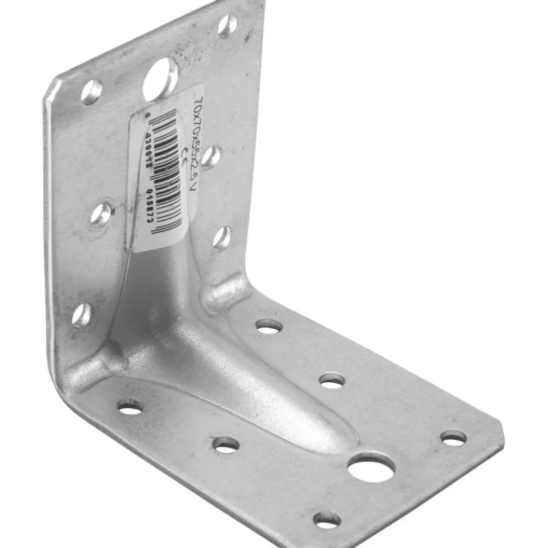 kulmalevy-70-x-70-x-55-x-25-mm-mkDghVwY-0.webp Rakennuskulmat Ja -kiinnikkeet-Kulmalevy 70 X 70 X 55 X 2,5 Mm Sinkitty, Vahvistettu