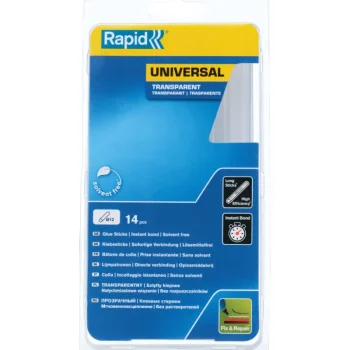 Rapid Liimat, Massat Ja Tasoitteet-Kumaliimapuikot 12 Mm, 250 G, Kirkas