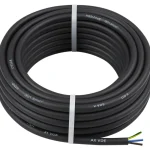 Egant Sähköasennustarvikkeet-Kumikaapeli H05RR-F 3x1,5 10 M Musta