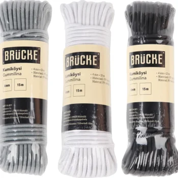 Brücke Kettingit, Köydet Ja Kuormansidonta-Kumiköysi 4 Mm X 15 M