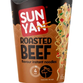 Sun Yan Pastat^Kuppinuudeli 65 G Paahdetun Naudanlihanmakuinen