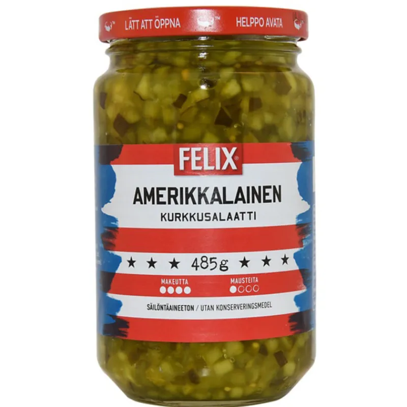 kurkkusalaatti-felix-485-g-ame-iRmVCsgN-0.webp Felix Säilykkeet^Kurkkusalaatti 485 G Amerikkalainen