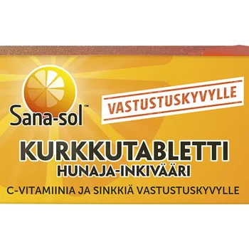 Sana Sol Terveysravinteet Ja -valmisteet^Kurkkutabletti Sana-sol 16 Kpl Hunaja-inkivääri