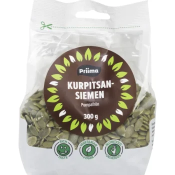 Priima Pähkinät Ja Kuivatut Hedelmät^Kurpitsansiemen 300 G
