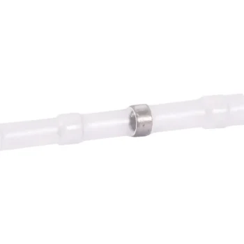 Finbullet Sähköasennustarvikkeet-Kutistejatkoliitin Tinalla Valkoinen 0.1 - 0.5 Mm2 Johdoille 10 Kpl