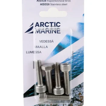 Arctic Marine Naulat Ja Ruuvit-Kuusiokoloruuvi DIN 912 M8x30mm A4