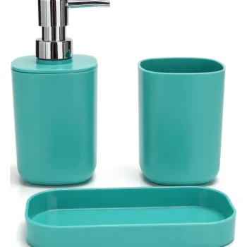 Kotikulta Kylpyhuoneen Pientarvikkeet^Kylpyhuonesetti 3 Osaa Vihreä