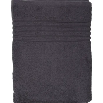 Kotikulta Kylpyhuone- Ja Saunatekstiilit-Kylpypyyhe 70 X 140 Cm Sara Tummanharmaa
