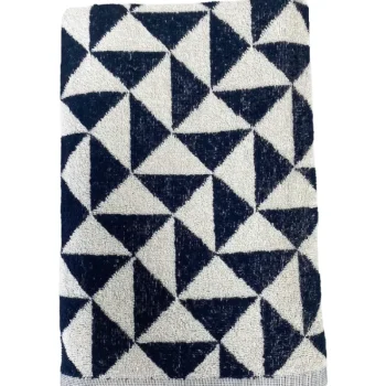 Kotikulta Kylpyhuone- Ja Saunatekstiilit-Kylpypyyhe 70 X 140 Cm Reetta Musta