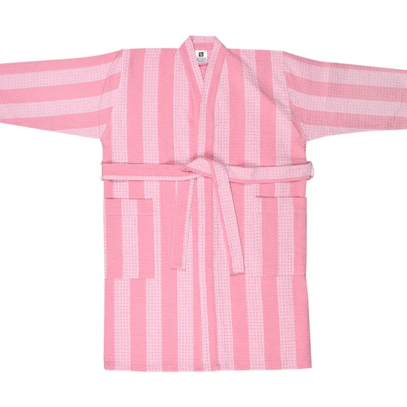 kylpytakki-miny-lxl-raita-vaal-DONYtNBy-0.webp Miny Kylpyhuone- Ja Saunatekstiilit-Kylpytakki L/XL Raita Vaaleanpunainen