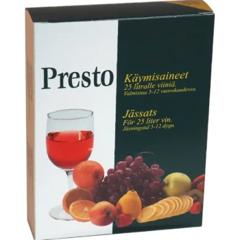 Presto Juomien Valmistus Ja Makuaineet^Käymisainepakkaus
