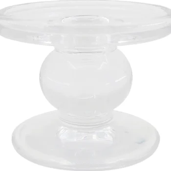 Kotikulta Kynttilänjalat Ja Kynttilät-Kynttilänjalka 7 Cm Lasi Kirkas