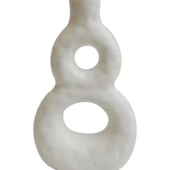 Miny Maljakot Ja Koriste-esineet-Kynttilänjalka 10,2 X 4,2 X 16,5 Cm Valkoinen