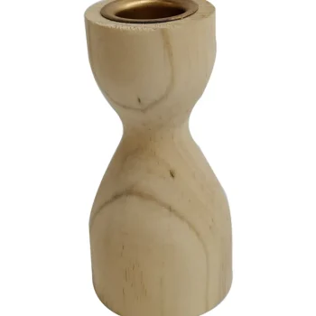 Miny Maljakot Ja Koriste-esineet-Kynttilänjalka 5 X 5 X 10 Cm Puinen