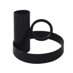 Miny Maljakot Ja Koriste-esineet-Kynttilänjalka 8 X 6 Cm, Musta