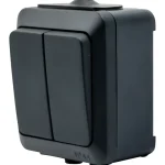 Egant Sähköasennustarvikkeet-Kytkin IP44 Pinta 2-osainen