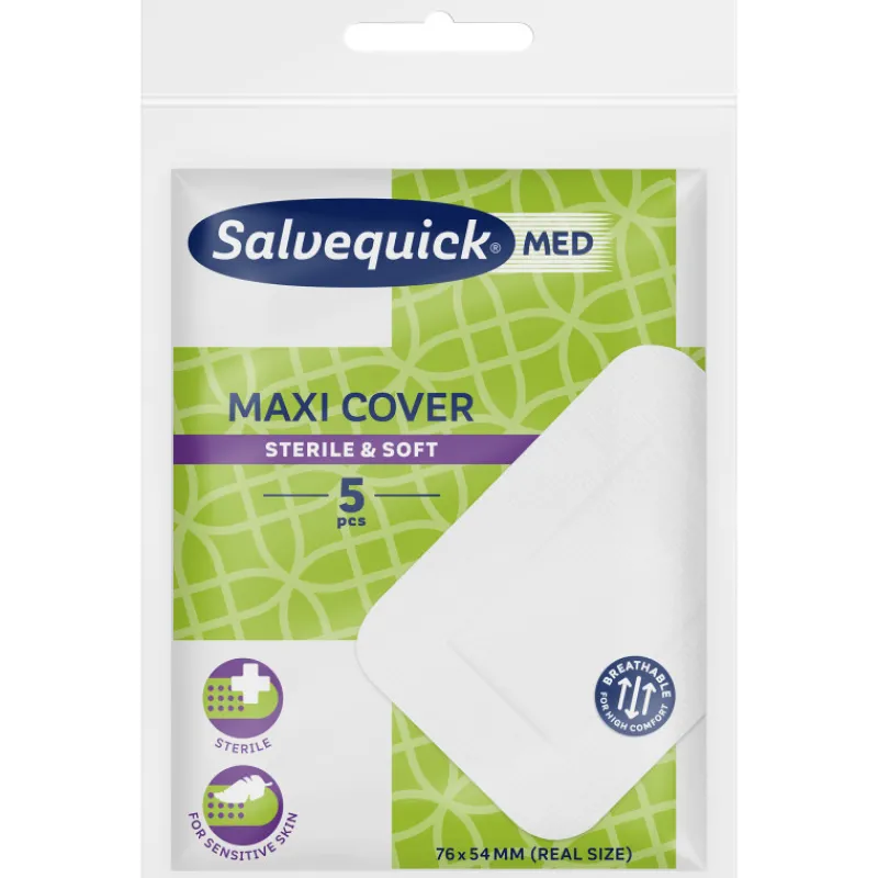 laastari-salvequick-5-kpl-med-xRrBlxTt-0.webp Salvequick Hyvinvointi- Ja Terveydenhoitotarvikkeet^Laastari 5 Kpl MED Maxi Cover