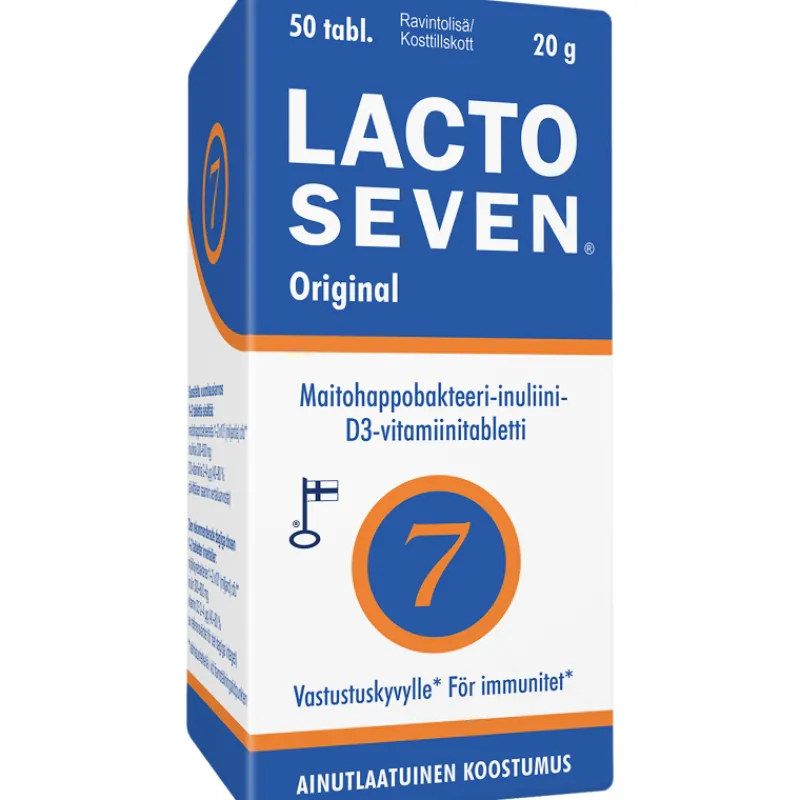 lacto-seven-50-kpl-maitohappob-uQXEqIoD-0.webp Vitabalans Terveysravinteet Ja -valmisteet^Lacto Seven 50 Kpl Maitohappobakteeri + Inuliini
