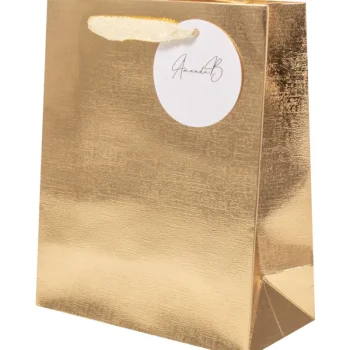 Amandab Lahjapaketointi-Lahjakassi 23 Cm Kulta