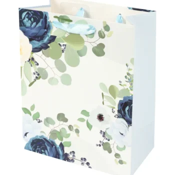 Kotikulta Lahjapaketointi-Lahjakassi S Kukka Sininen