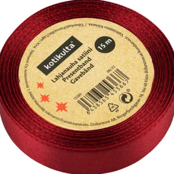 Kotikulta Lahjapaketointi-Lahjanauha 20 Mm X 15 M Satiini Kultainen