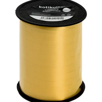 Kotikulta Lahjapaketointi-Lahjanauha 200 M Kulta