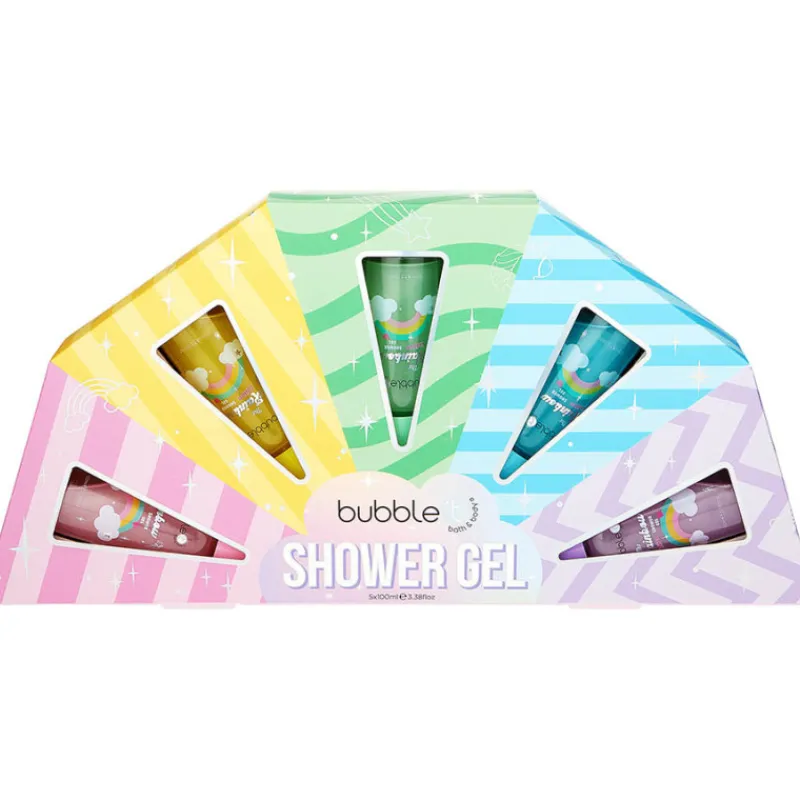 lahjapakkaus-bubble-t-5-x-100-LpovLImQ-0.webp Bubble T Saippuat Ja Kylpyvaahdot^Lahjapakkaus 5 X 100 Ml Rainbow Suihkugeeli