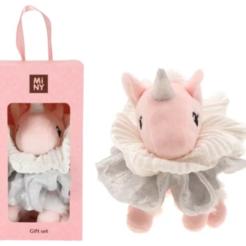 Miny Hiuskoristeet Ja Hiustenhoitovälineet^Lahjapakkaus Hiusdonitsi + Yksisarvinen