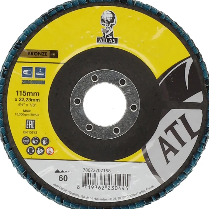 lamellilaikka-atlas-115x2223mm-iNvulZZm-0.webp Atlas Sähkötyökalujen Tarvikkeet-Lamellilaikka 115x22,23mm P60 Lasikuitutausta