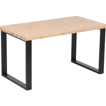 Eureka Huonekalut-Lankkupöytä Seela 140 Cm Antiikkipetsattu/musta