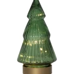 Star Trading Koristevalot-Lasinen Pöytäkoriste VERDE 10,6 X 19,5 Cm Vihreä