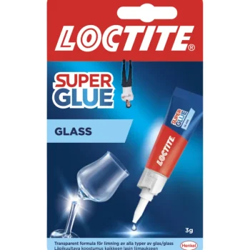 Loctite Liimat, Massat Ja Tasoitteet-Lasipikaliima Super Glue Glass, 3 G