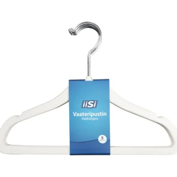 Iisi Vaatehuolto Ja -säilytys^Lasten Henkari Sametti 5 Kpl Värilajitelma