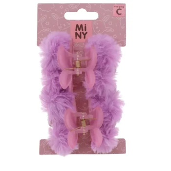 Miny Hiuskoristeet Ja Hiustenhoitovälineet^Lasten Hiusklipsi 2 Kpl Violetti