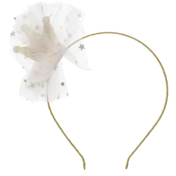 Miny Hiuskoristeet Ja Hiustenhoitovälineet^Lasten Hiuspanta Kruunu Tyllillä