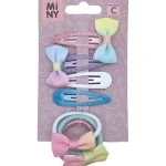 Miny Hiuskoristeet Ja Hiustenhoitovälineet-Lasten Hiuspinni 2kpl + Hiuslenkki 6kpl