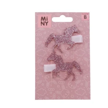 Miny Hiuskoristeet Ja Hiustenhoitovälineet^Lasten Hiuspinni 2 Kpl Hevonen