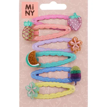 Miny Hiuskoristeet Ja Hiustenhoitovälineet^Lasten Hiuspinni Hedelmät 6 Kpl/pkt