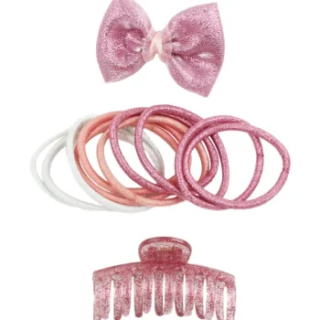 Miny Hiuskoristeet Ja Hiustenhoitovälineet^Lasten Hiussetti Hiuslenkit + Rusetti + Hiusklipsi