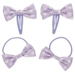 Miny Hiuskoristeet Ja Hiustenhoitovälineet^Lasten Hiussetti Sydän Lila