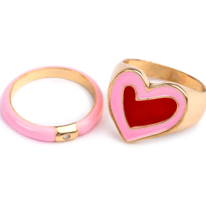 lasten-sormus-great-pretenders-lEAHLfsF-0.webp Great Pretenders Sisälelut^Lasten Sormus 2 Kpl Boutique Chic Tickled