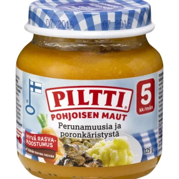 Piltti Lastenruoka-ateriat Ja Välipalat^Lastenateria 125 G Pohjoisen Maut Perunamuusia Ja Poronkäristystä 5 Kk