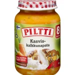 Piltti Lastenruoka-ateriat Ja Välipalat^Lastenateria 190 G Kasvis-kalkkunapata 8 Kk