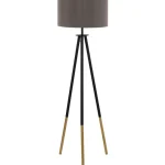 Eglo Sisävalaisimet-Lattiavalaisin Bidford E27 Ruskea/kulta