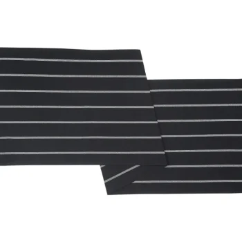 Kotikulta Kylpyhuone- Ja Saunatekstiilit-Laudeliina 50 X 160 Cm Musta